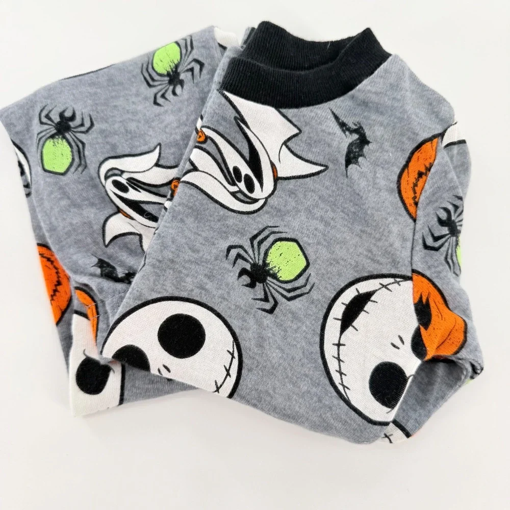 Disney Nightmare Before Christmas Glow in the Dark Halloween Toddler Pajamas 2T
